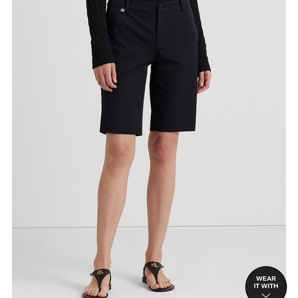 Ralph Lauren Twill Stretch Bermuda Shorts, 14W